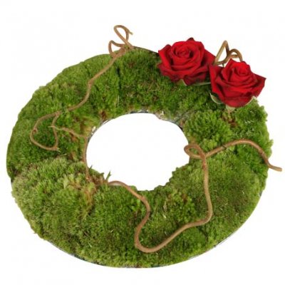 Mosskrans - Begravningskransar - Skicka begravning %city%