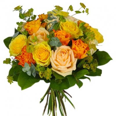 Höstfägring - Lösbunden begravningsbukett - Skicka begravningsblommor %city%