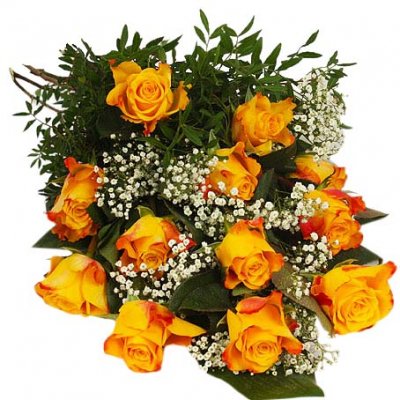 Begravningsbukett Färggrann - begravningsbukett - Skicka begravningsblommor %city%