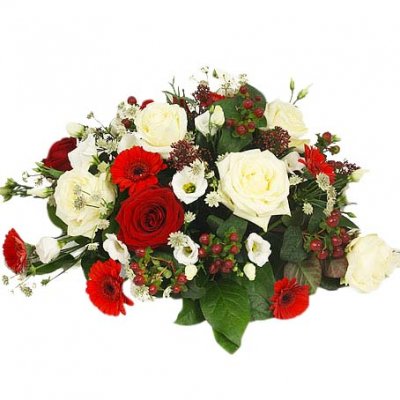 Begravningsdekoration Stillhet Rund - Begravningsdekorationer - Skicka begravningsblommor %city%