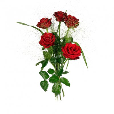Fem kyssar - Buketter - Skicka blommor i %city%