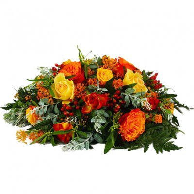 Naturlig - Begravningsdekorationer - Skicka begravningsblommor %city%