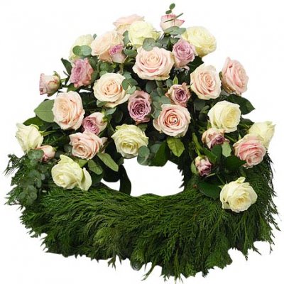 Begravningskrans Pastelldröm