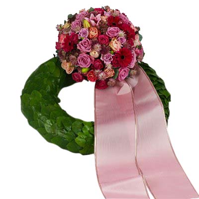 Romantisk - Begravningskransar - Skicka begravning %city%